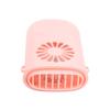 Przenośny wentylator na szyję z 3 prędkościami, ładowany, 800mAh, mini wentylator naszyjnikowy do biura, na kemping, na wędrówki, różowy