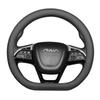 Ultrathin Leather Nonslip Car Steering Wheel Cover For Dongfeng Aeolus Yixuan Max GS EV E70 Huge Haoji Interior Accessories