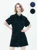 Lam Rao5017 Shirt-Style Denim Dress