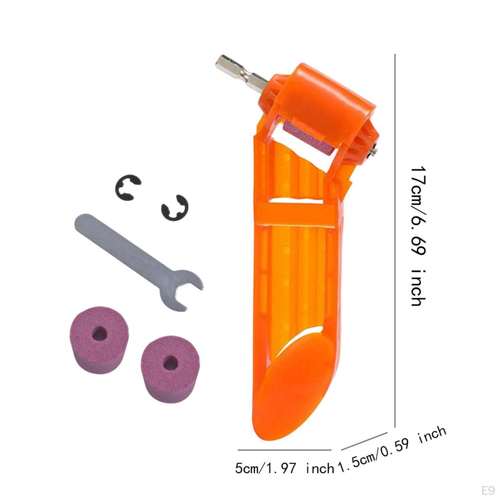 Bit Schärfer Bohrschleifer Schleifwerkzeug für 2,0-12,5mm Eisenbasis 6,35mm Sechskantschaft Spiralbohrer