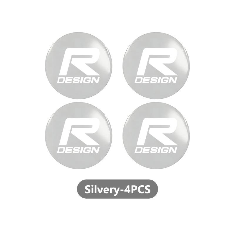 

4pcs Car Wheel Stickers 56mm Hubcap Wheel Centre Emblem Sticker For Volvo R RDESIGN XC60 XC90 V60 V40 XC40 V50 S80 S90 V90 V70