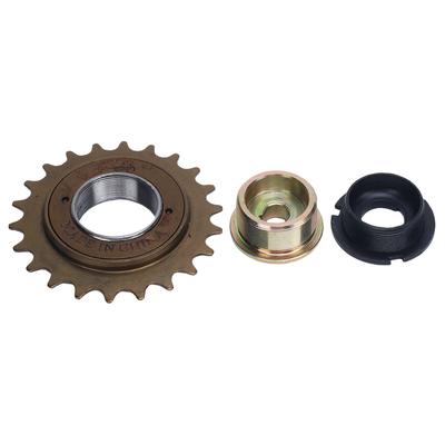 Bike Freewheel Adapter Set Steel 22T Freewheel Right Drive Adapter Connector Kit for Electric Tricycle Motorcycle