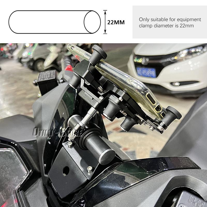 For Honda Forza 350 Forza350 NSS NSS350 2021 2022 2023 2024 New Motorcycle Phone Stand Holder GPS Navigation Plate Bracket