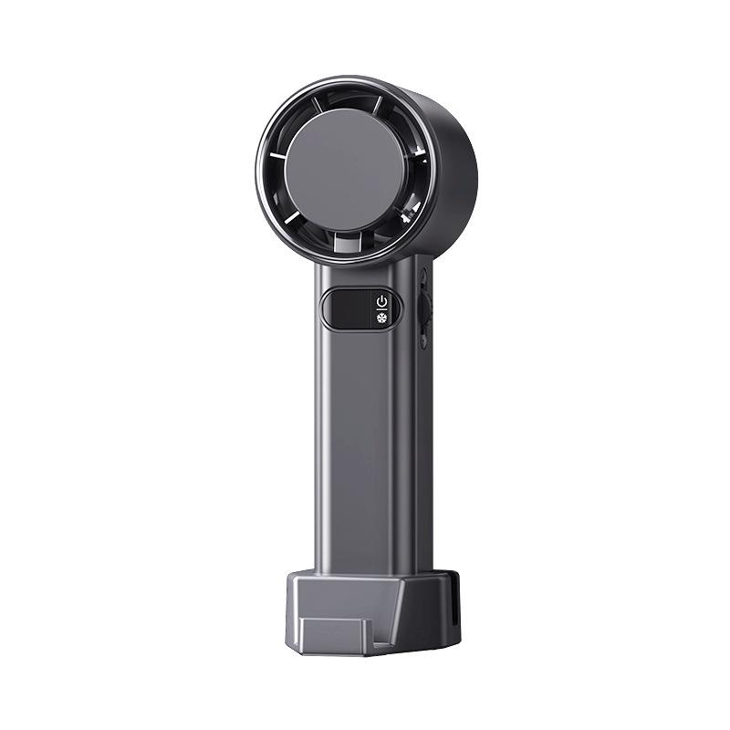 2024 High-Speed Handheld Small Fan with Variable Speed Display for Outdoor Cooling