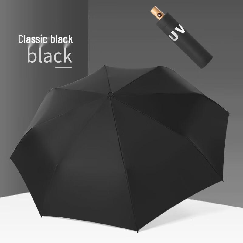 Nanqiao Classic Automatic UV Protection Tri-Fold Umbrella
