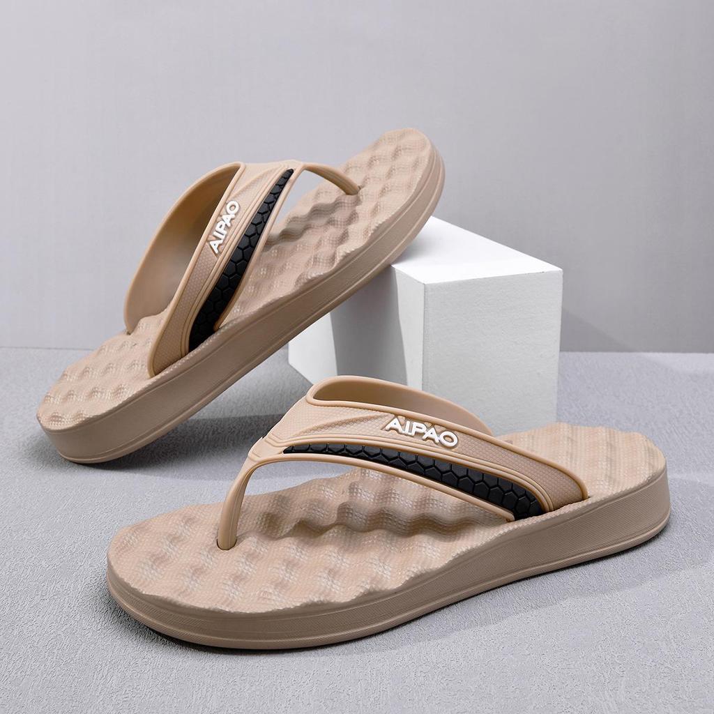 Men's Anti-Slip Massage Flip-Flops for Outdoor Beach Wear