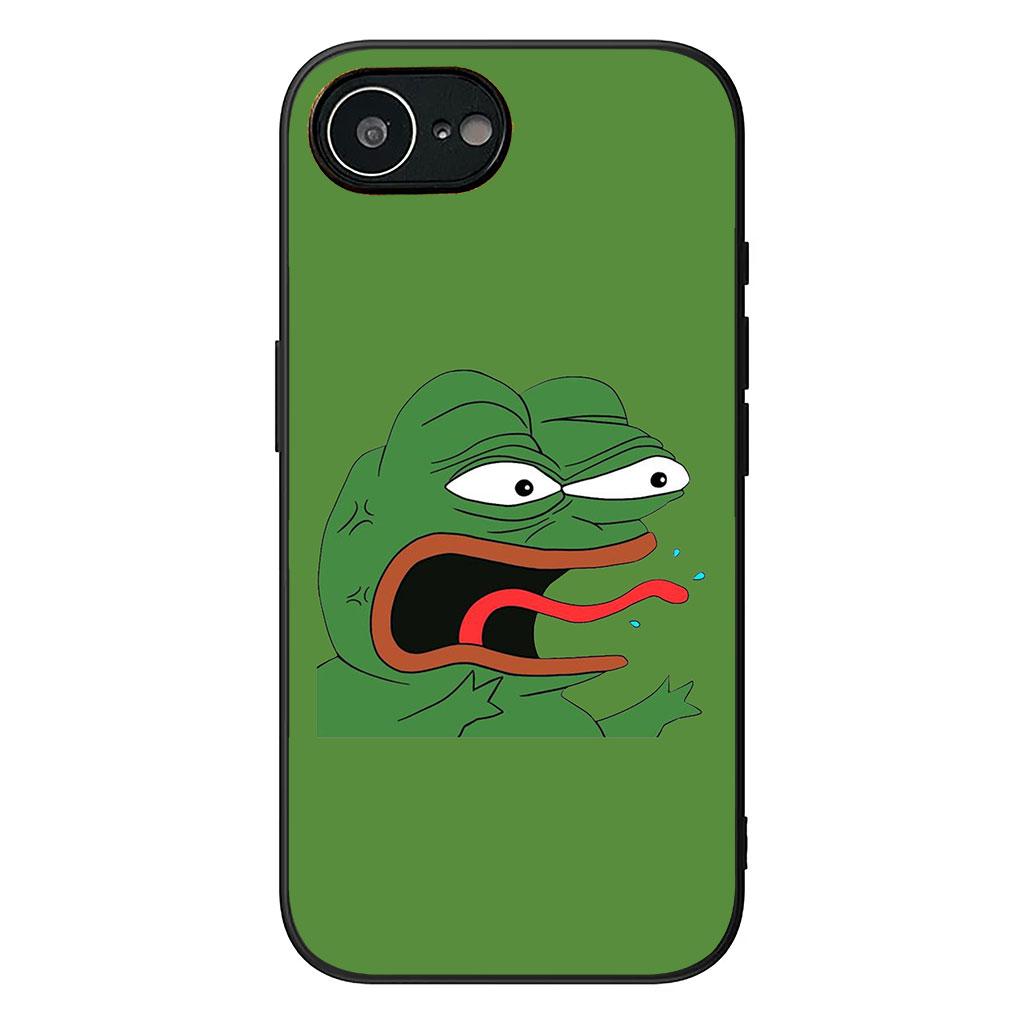 

Cover for Apple iPhone 17 16 11 Pro XS Max XR 6 7 8 Plus 16E SE 2020 Air 5 SE2 Phone Case Animal Sad Frogs Pepes Funny iPhone XR