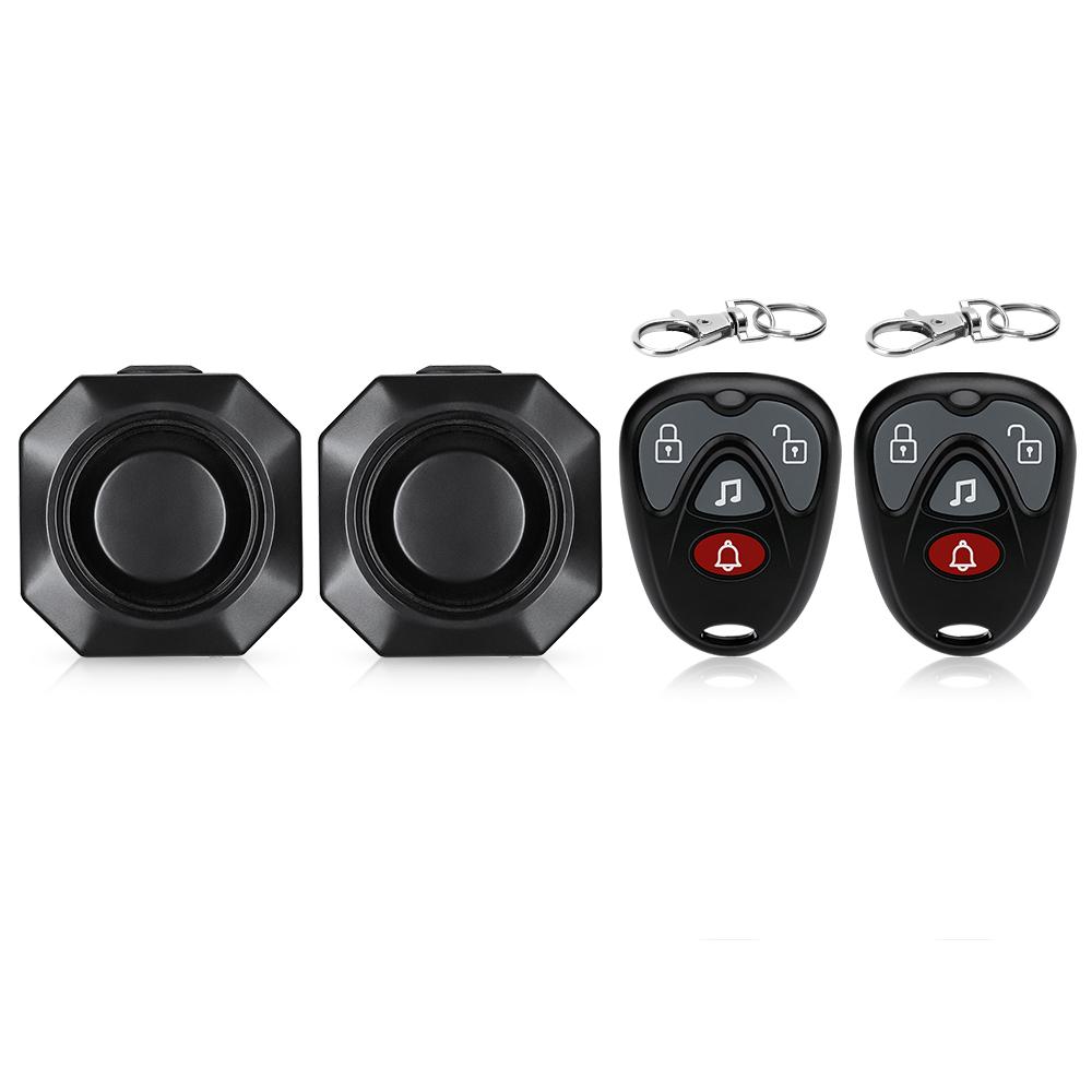 Wsdcam Vibration Motorcycle Alarm Waterproof Bicycle Burglar Alarm with Remote Control Anti Lost Security Sensor