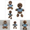 Kick The Buddy Plush Toy Crystal Soft Fur, Brown, 30cm Height, Pp Cotton Filling