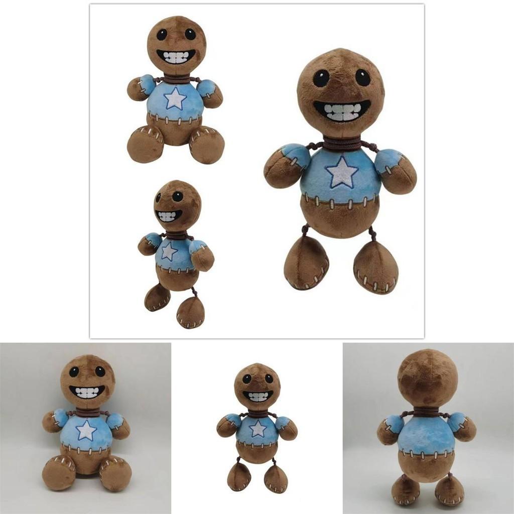 Kick The Buddy Plush Toy Crystal Soft Fur, Brown, 30cm Height, Pp Cotton Filling