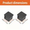 40*40/50*50mm12 piece square silent, wear-resistant, anti slip table and chair footrest table leg pad