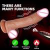 Realistic Feeling Soft Dildo Vibrator for Women Huge Big Electric Telescopic Penis Females Masturbation Oral Sex Toys for Woman