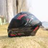 ORZ-991-Unisex Flip Up Motorcycle Helmet, Tough ABS Shell Dual Sun Visor, DOT Standard Impact Resistant Touring Helmet