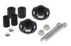Special Parts Takegawa 2 Piece Handlebar End Universal Silver/Black 06-01-0377
