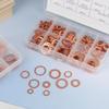 100/200Pcs Of Copper Washers Nuts And Bolts With Box M4/M5/M6/M8/M10/M12/M14 Seal Combination Kit For Oil Pan Plugs