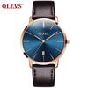 OLEVS 5869 Men's Watch Top Brand Luxury Waterproof Ultra Thin Date Clock Male Steel Strap Classic Quartz Watch Business Watches