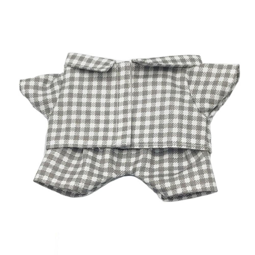 Casual Cotton Doll Clothes T-shirt Set Doll Clothes Outfit Plush Doll Clothes 20cm Cotton Doll