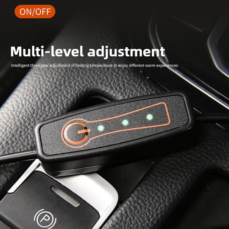 Chair Heating Pad Rechargeable Heated Seat Cushion Fast Heating Heated Seat Cushion Pad With USB Connector For Car Home Chair