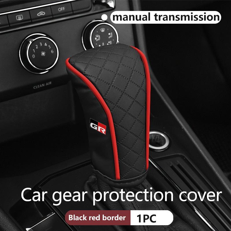 

Car Center Console Gear Shift Knob Protection Cover Handle Case For Toyota GR Sport Crown RAV4 Yaris Land Cruiser Corolla Prius