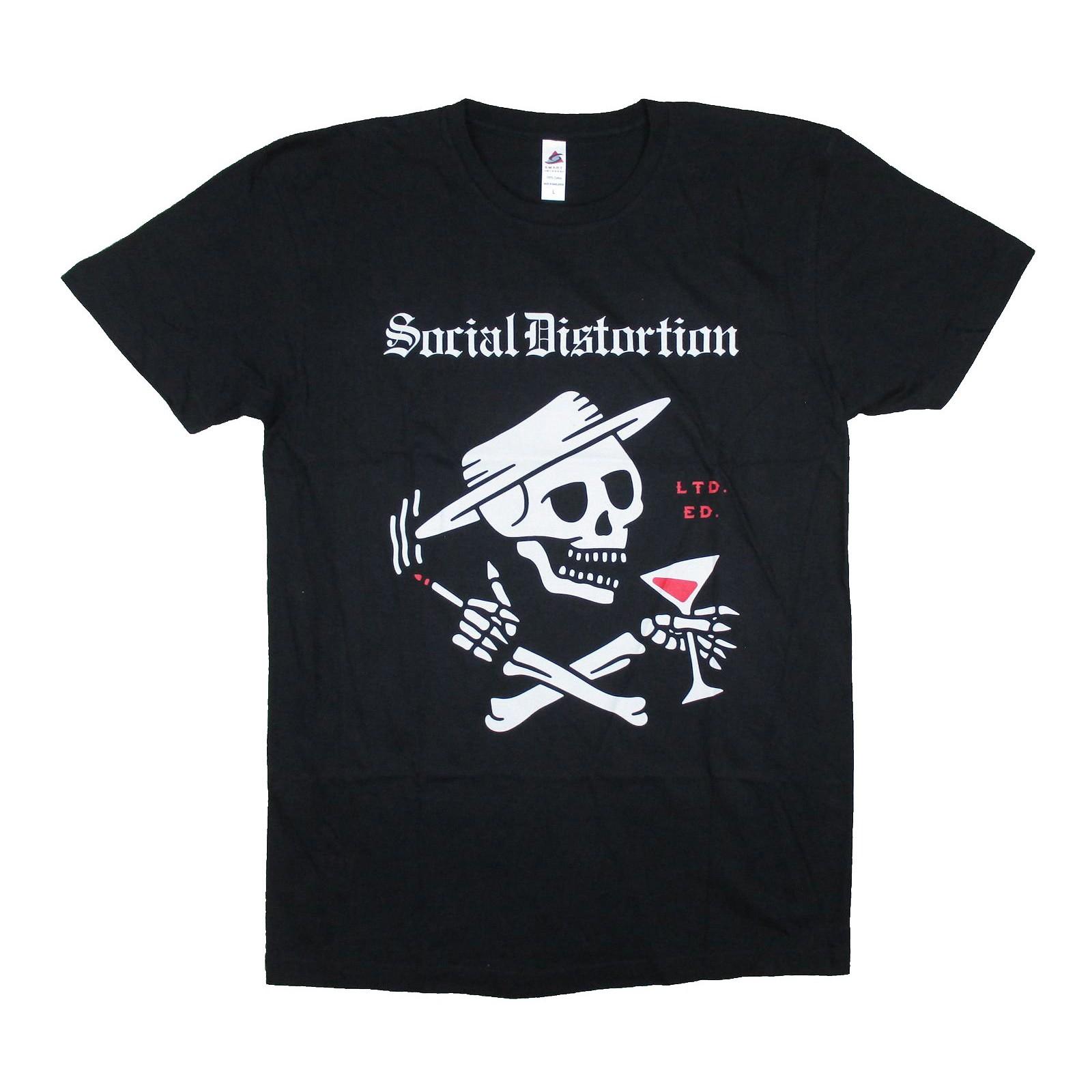 Men s Social Distortion Skelly Ltd T-Shirt Mens Womens Tees Top  Black 4XL