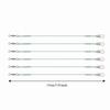 100PCS with Snaps Wire Leaders Steel Leader Wire Portable Fishing Wire Leaders  Hook Connection