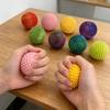3D Printed Spiky Massage Ball Stress Relief Spiked Massager Roller Plantar Fasciitis Physical Therapy Hand Relief Tools