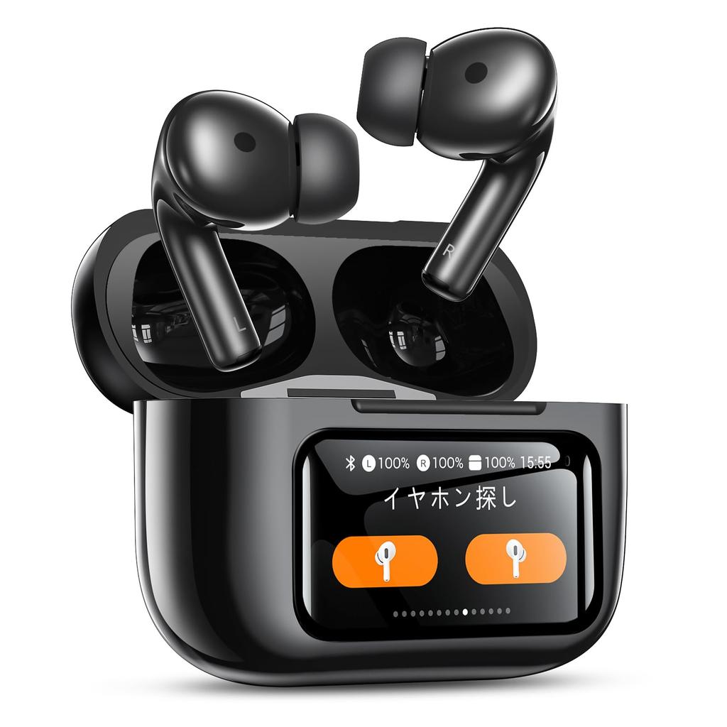 AIFENG Bluetooth Wireless Earbuds Touchscreen Noise Cancelling Bluetooth Open the Lid to Up to 32 Hours of Single Ear Mode for [Industry-First
