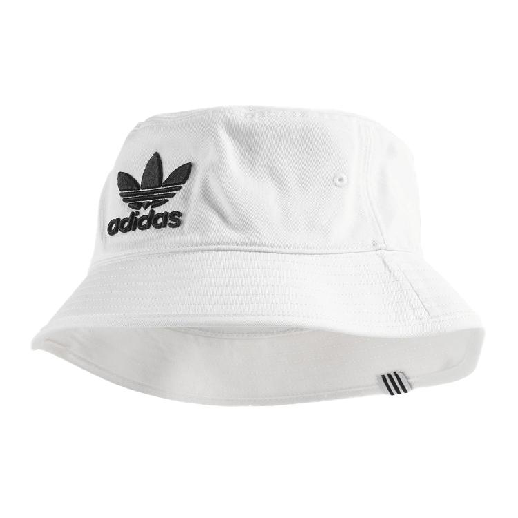 Adidas Originals Cotton Bucket Hats Unisex White (Unisex) Bucket Hats BK7350
