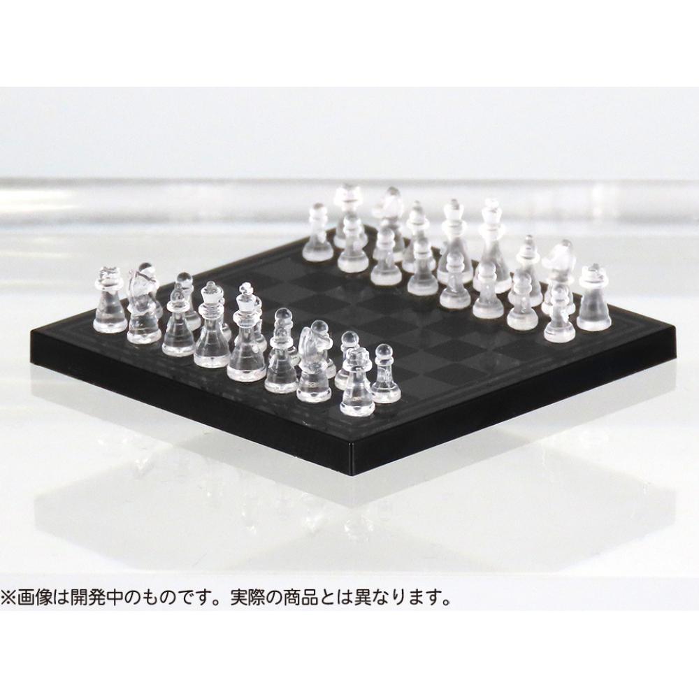 Puripura 1 12 Chess With Puripura Figures  Clear X Black 