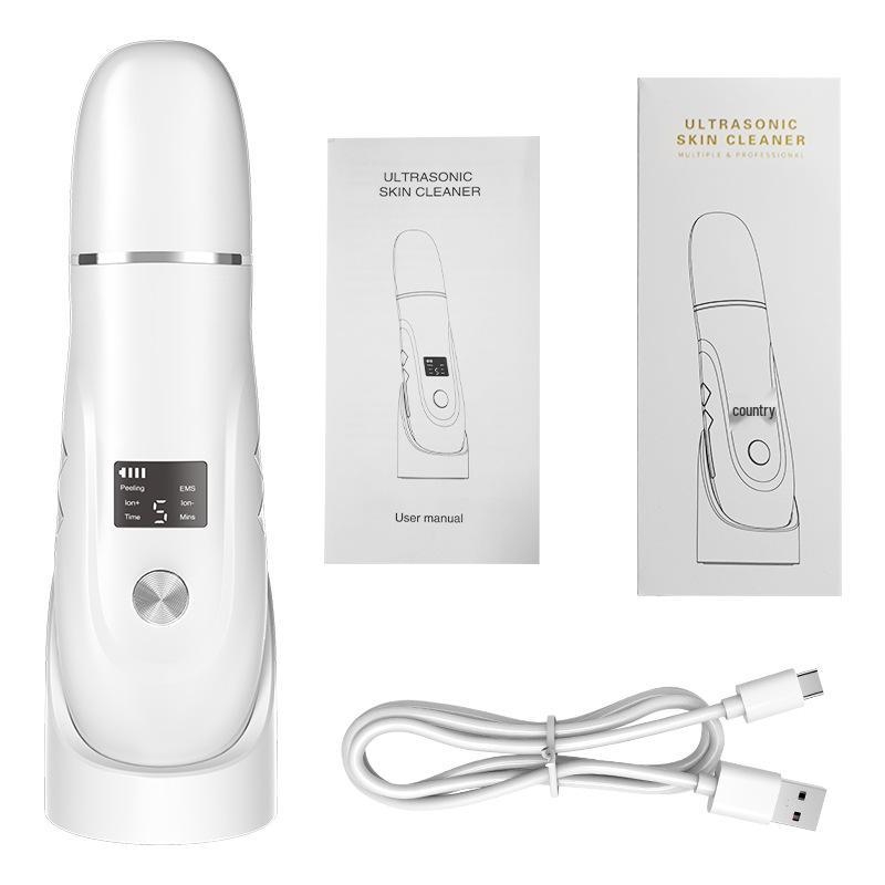Ultrasonic Skin Scrubber | Blackhead Remover & Facial Pore Cleaner | Beauty Device Peeling Machine