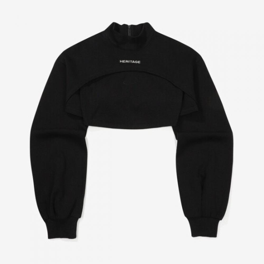 Fila Cotton Blend Sweatshirt Bra Top Fs2pof3153fblk 100(L)