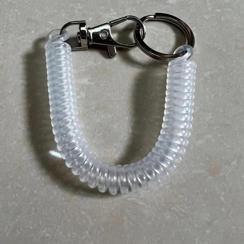 3-Inch Transparent Acrylic Card Holder Keychain - Holds Small Cards, Bus Cards, Meal Cards, Campus Cards