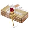 Party Valentines Day Gift Artificial Flower Imitation Flower Rose Artwork Crystal Rose Flower
