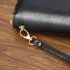 Korean Style Large Capacity Double Zipper Ladies Long Clutch Wallet and Coin Purse