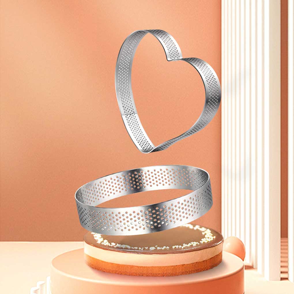 Mousse Cake Ring Universal Home Use ple Shaping Molds Stainless Steel Mesh Circle Baking Mold Tool Bakeware Accessory