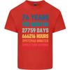 76th Birthday 76 Year Old Unisexs Light Cotton TShirt