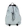 Schoolbag Drawstring Bundle Mouth Bag Backpack Women's Leisure Commuter Lightweight Outdoor Backpack Splicing Color Contrast Anti-splashing Travel Bag