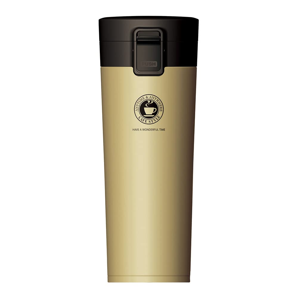 Asvel Champagne Vacuum TL480 Tumbler, Gold, 480ml, Insulated,
