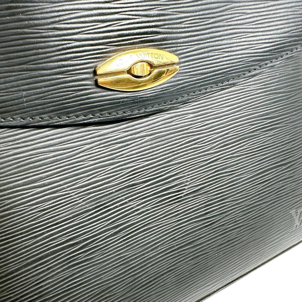 LOUIS VUITTON Epi Malselv Handbag Epi Leather black Women M52372 Used