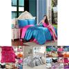 Luxurious Satin Silk Bedding Set 4pc With Comfortable Fitted Sheet And Pillow Case
