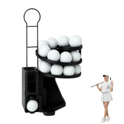 Golf Ball Launcher Automatic Golf Ball Dispenser 25 Ball Capacity Launcher Training Aid Device for Golf Enthusiasts