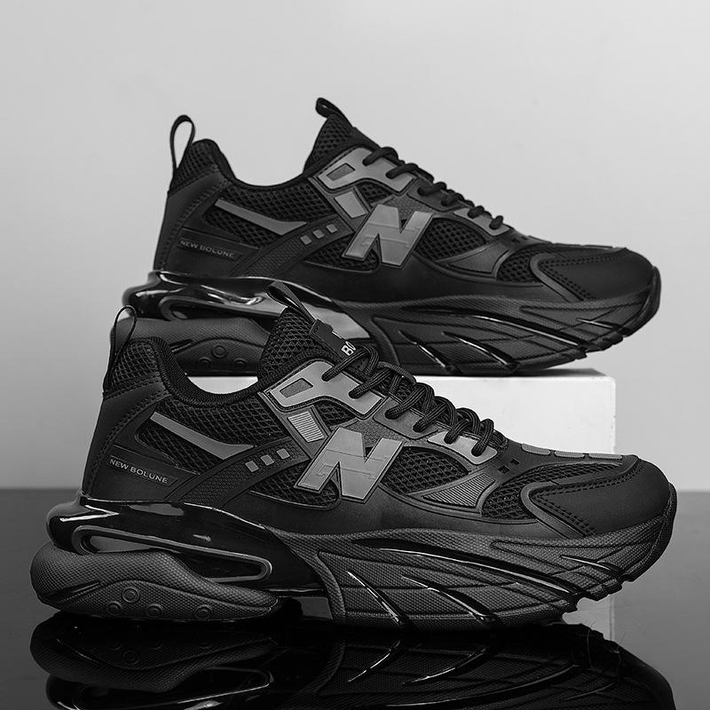 

Мужские кроссовки New Balance Black Warrior: Молодежные, Дышащие, Нескользящие, Кроссовки на толстой подошве, Увеличивающие рост 40