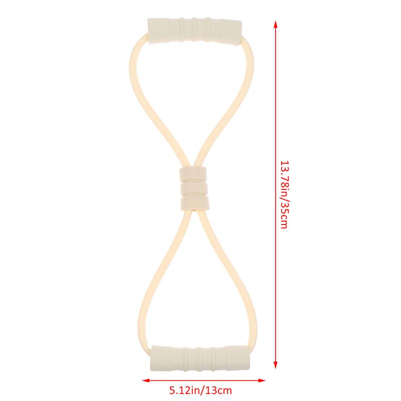 1Pc 8 Shape Tension Rope Yoga Resistance Band Home Gym Elastic Band Tpr Pull Rope Fitness Shoulder Neck Opening Chest Expander