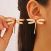 Fashion Dragonfly Stud Earrings For Women Unique Animal Ear Jewelry