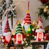 Adorable Knitted Christmas Decorations With Striped Beanie Gnome Star Ornaments