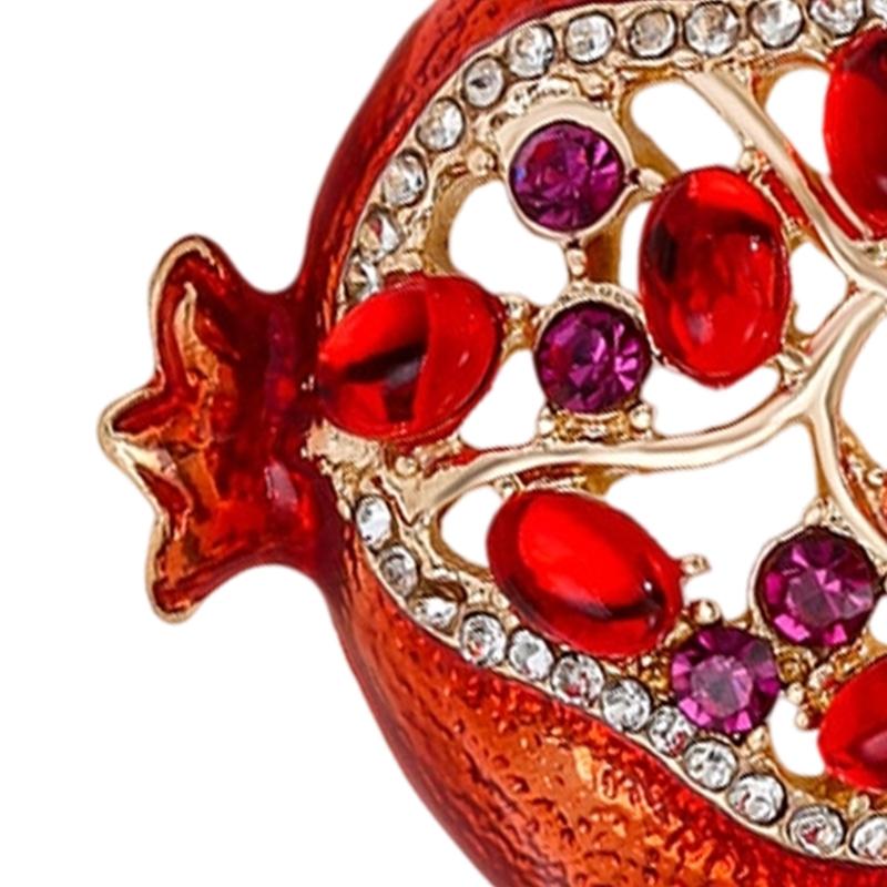Fashionable Fruit Inspired Brooch Perfect Gift Choice Harvest Symbolism Jewelry Piece Stylish Corsage Pin