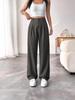 2025 Spring/Summer Women's Drapey High-waisted Slimming Wide-Leg Floor-Length Pants