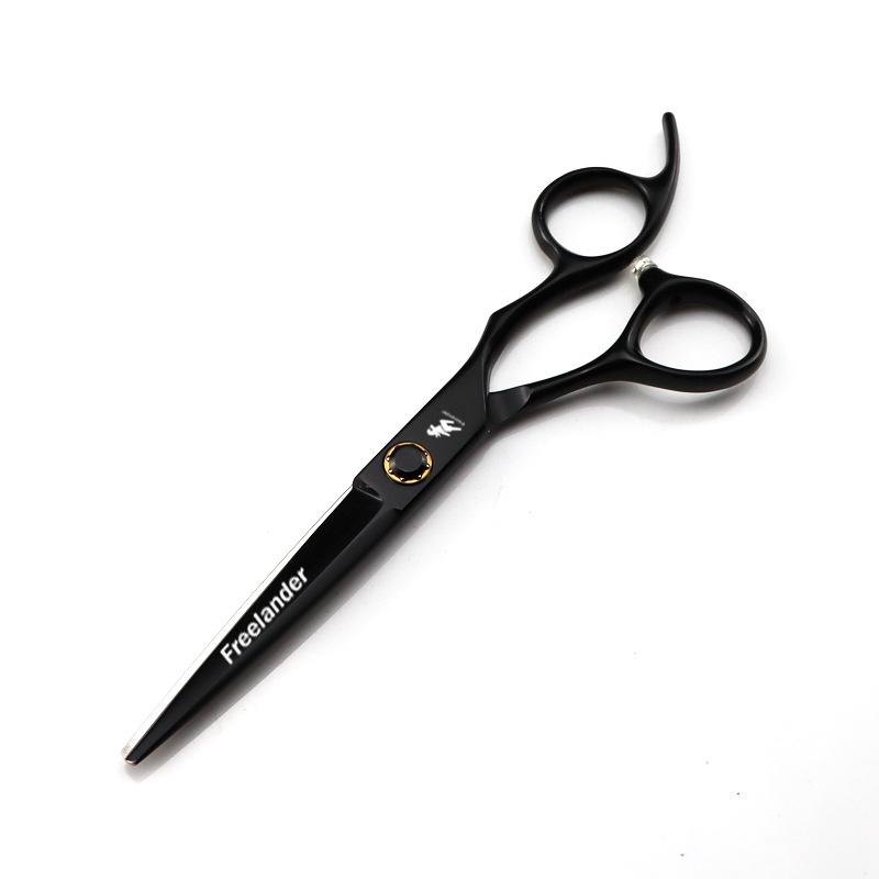 Black Paint Bearing Screws 6.0 Inch Freelander Xmq11 Hairdressing, Haircut, Tooth Scissors, Thin Scissors
