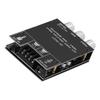 Power Amplifier Board Module Bluetooth Stereo Dual Channel AMP with Treble Bass Control ZK‑502T