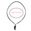 Fashionable Men Long Chain Necklace with Crystal Wolf Tooth Pendant Elegant Couple Jewelry Ideal For Daily Wear Gift Giving